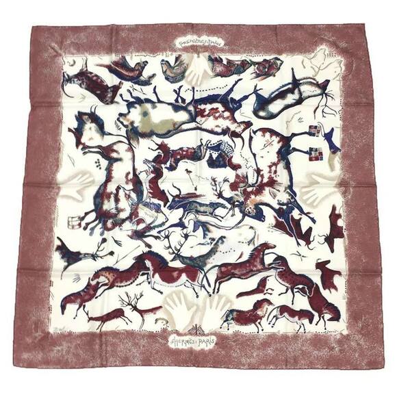 HERMES Pink Scarf - Picture 1 of 3